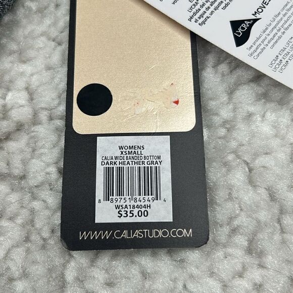 Calia Wide Banded Bikini Bottom Dark Heather Gray - Picture 8 of 8